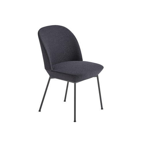 무토 오슬로 사이드 체어 Oslo Side Chair Ocean 601/Anthracite Black