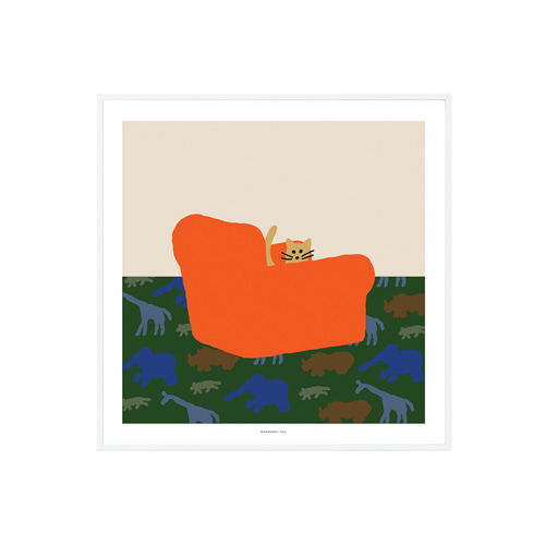 웜그레이테일 포스터 Arm Chair 4size