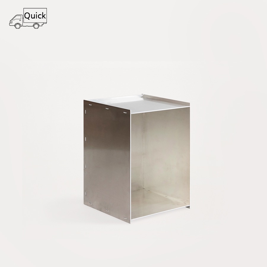 프라마 리벳 박스 테이블 Rivet Box Table Aluminum
