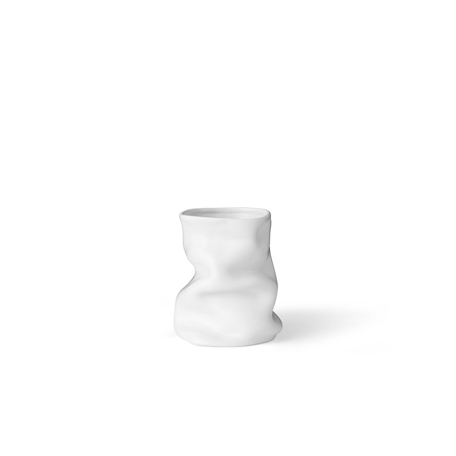 오도 코펜하겐 콜랩스 베이스 Collapse Vase H20, White