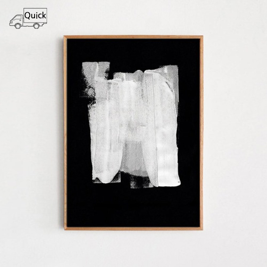 Art Of Fabric Collection No.03 Black Aluminum Frame, 500 x 700