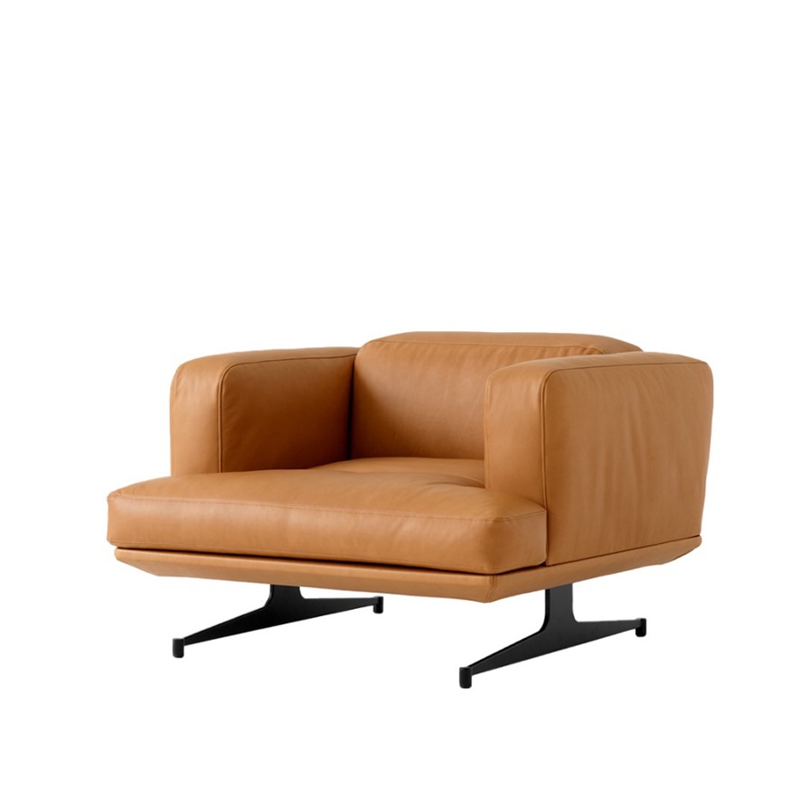 앤트레디션 인랜드 라운지 체어 Inland Lounge Chair AV21 Black/Noble Cognac Leather