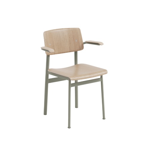 무토 로프트 체어 Loft Chair Oak/Dusty Green