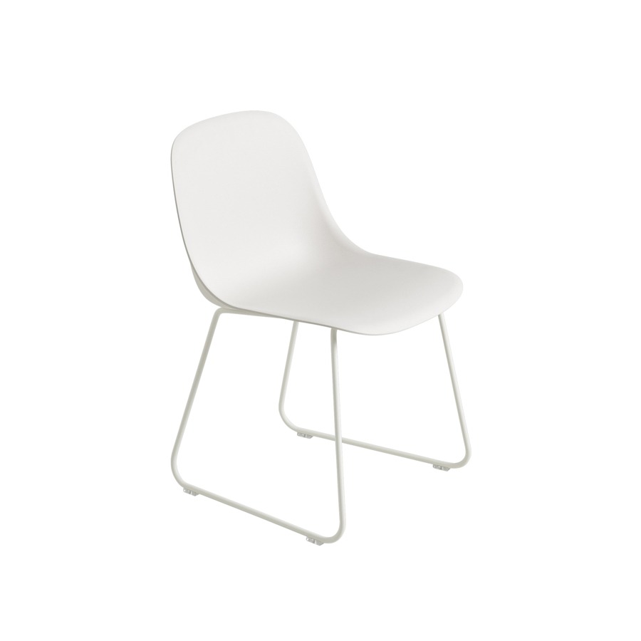 무토 화이버 사이드 체어 Fiber Side Chair Sled Base White