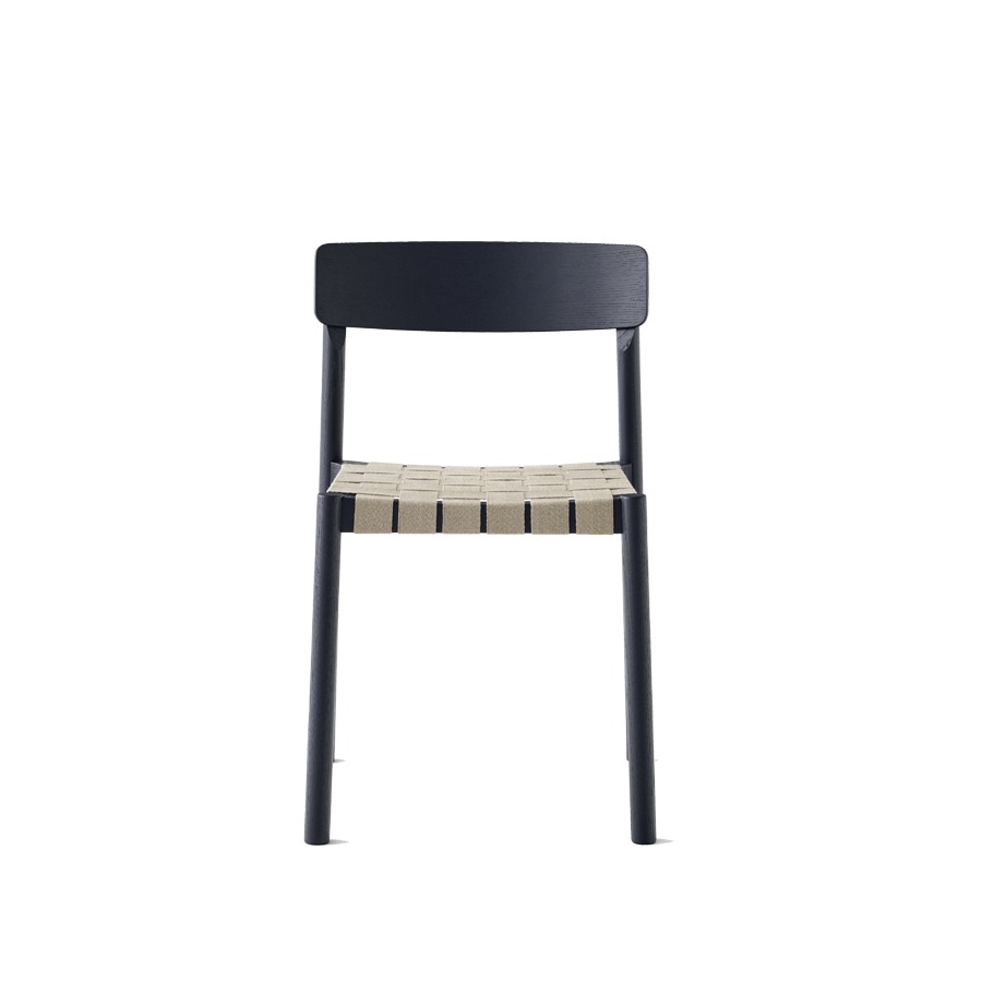 앤트레디션 베티 체어 Betty Chair TK1 Black w. natural linen