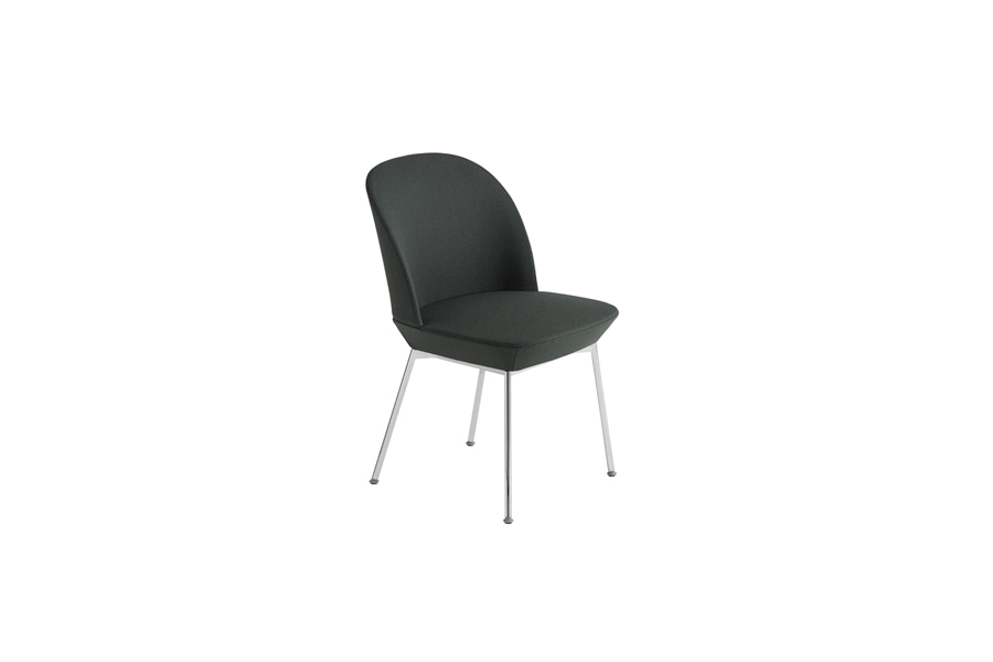 무토 오슬로 사이드 체어 Oslo Side Chair Chrome/Twill Weave990