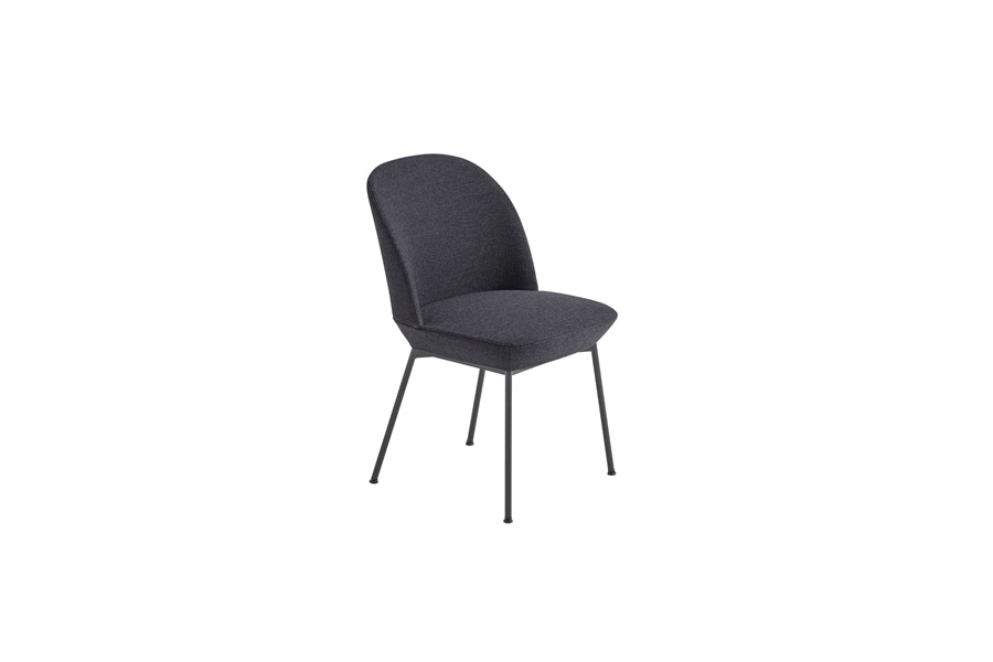 무토 오슬로 사이드 체어 Oslo Side Chair Black/Ocean601