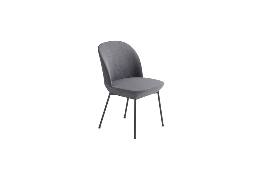 무토 오슬로 사이드 체어 Oslo Side Chair Black/Still161