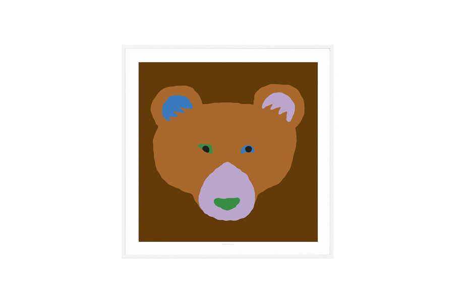 웜그레이테일 포스터 Brown Bear 4sizes