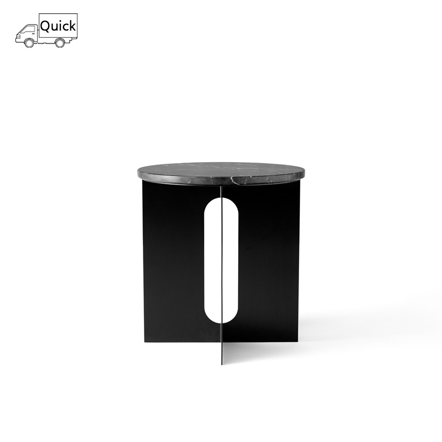 오도 코펜하겐 엔드로진 사이드 테이블 Androgyne Side Table Black/Nero Marquina Marble