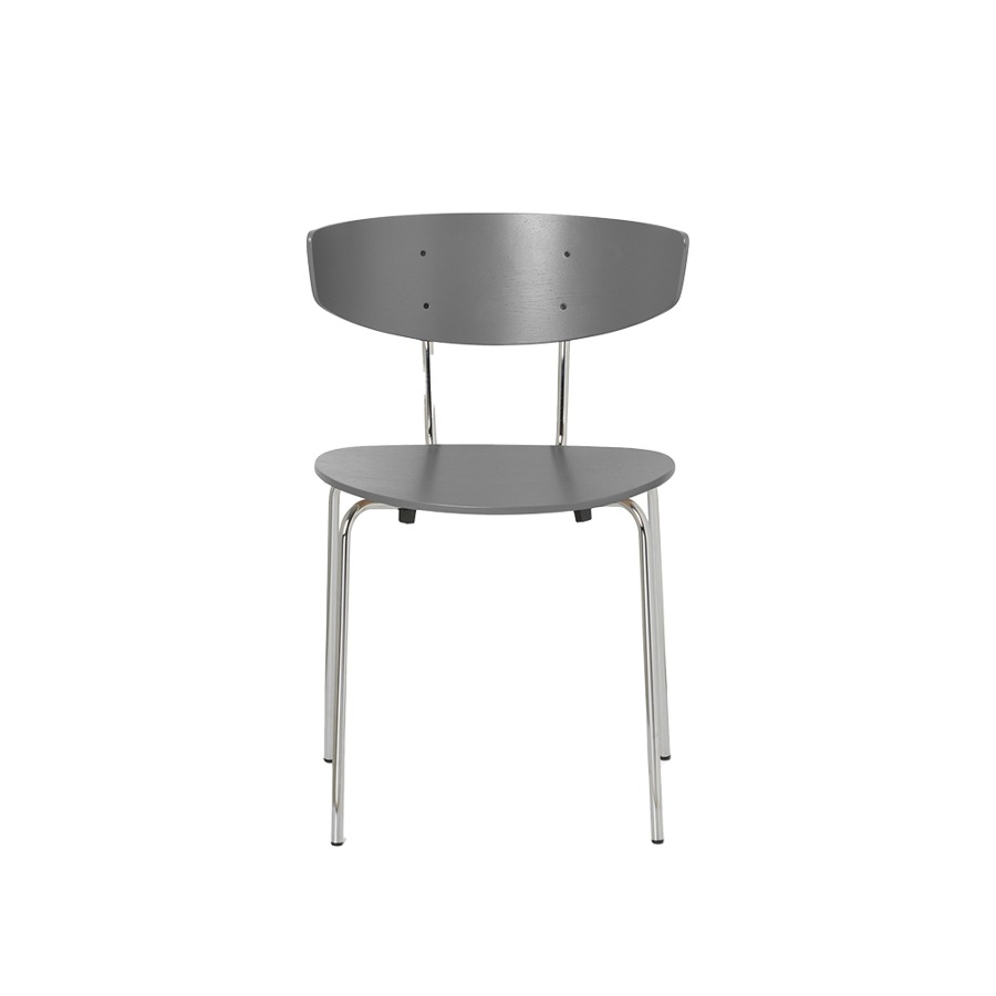 펌리빙 허먼 다이닝 체어 Herman Dining Chair Chrome/Warm Grey
