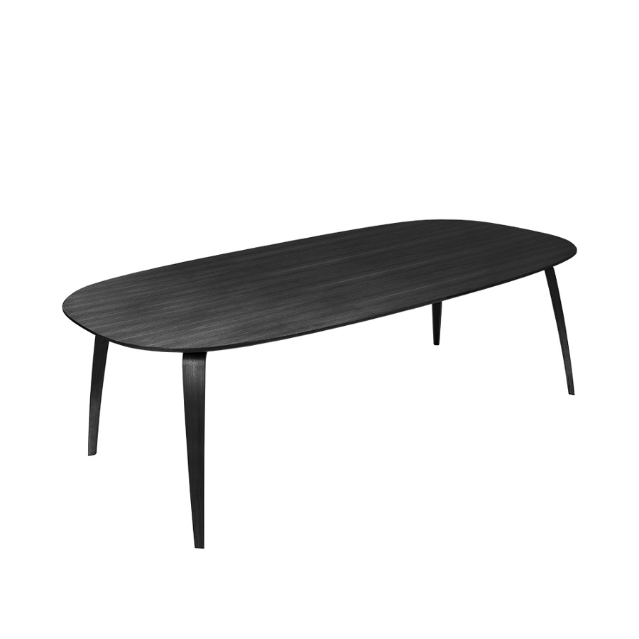 구비 다이닝 테이블 Dining Table Elliptical 120x230 Black