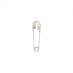 Safety Pin Silver Large