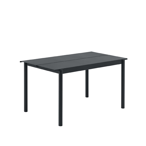 무토 리니어 스틸 테이블Linear Steel Bench Table Black 2size