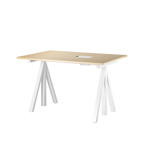 전시품 할인 적용 스트링 시스템 웍스 테이블 String System Height adjustable work desks Ash Top + White Frame