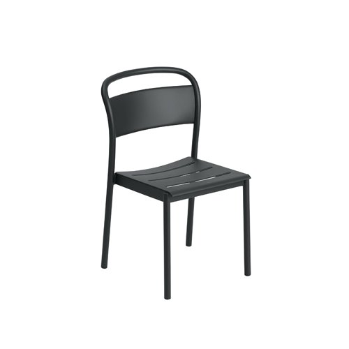 무토 리니어 스틸 사이드 체어Linear Steel Side Chair Black