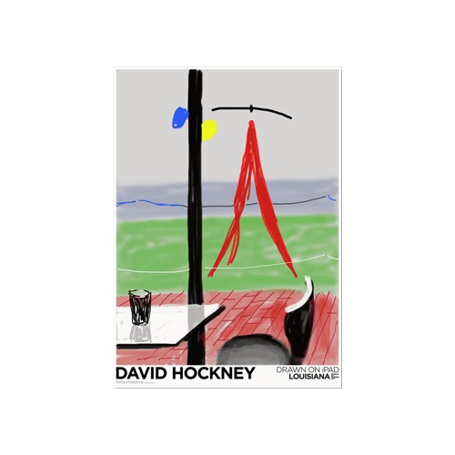 데이비드 호크니 Me Draw on iPad  59.5 x 84 (액자포함)