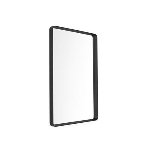 메누 놈 벽걸이형 거울, 블랙 Norm Wall Mirror Rectangular, Black