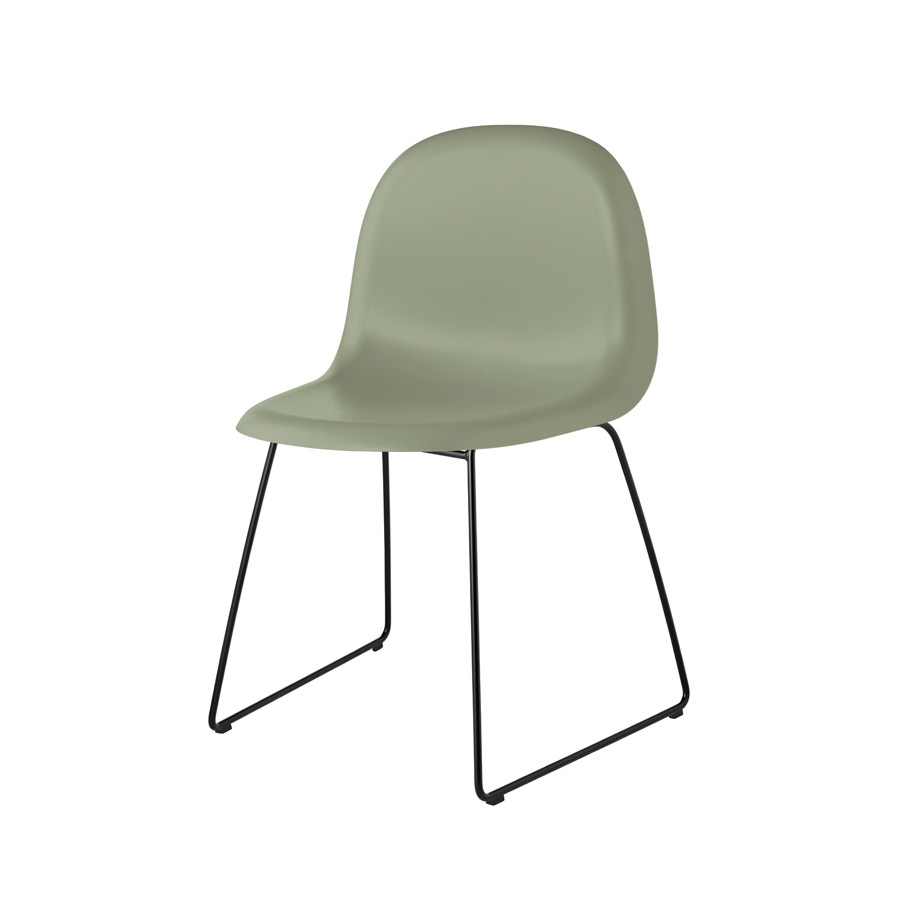 구비 3D 다이닝 체어 3D dining chair Mistletoe Green