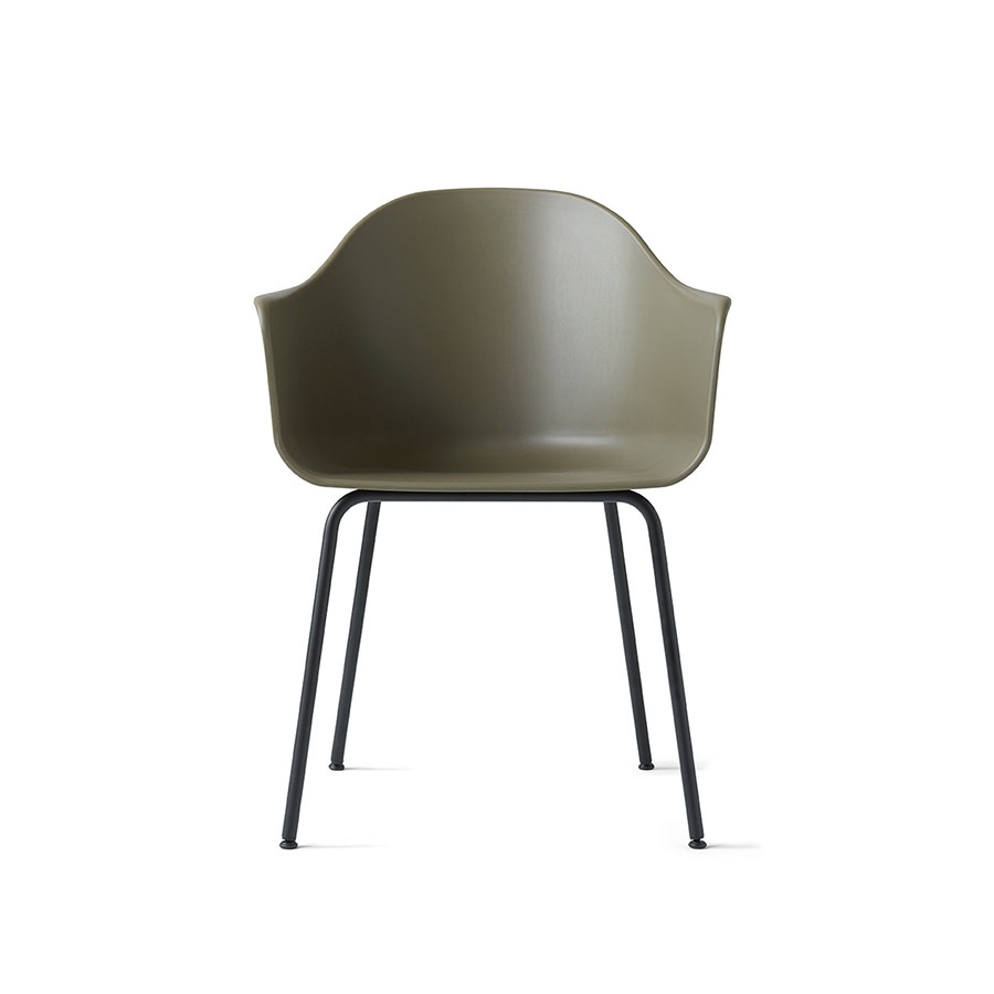 메누 하버 다이닝 체어 Harbour Dining Chair Black Base/Olive