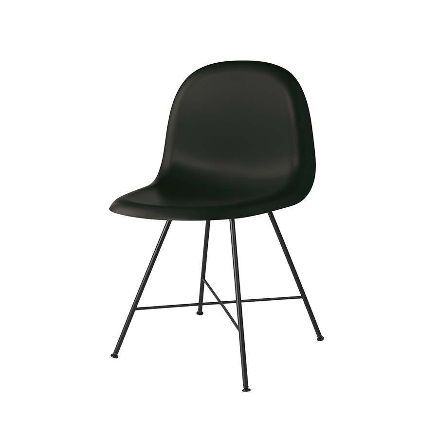 구비 3D 다이닝 체어 3D dining chair Center Base, Black Frame / Black