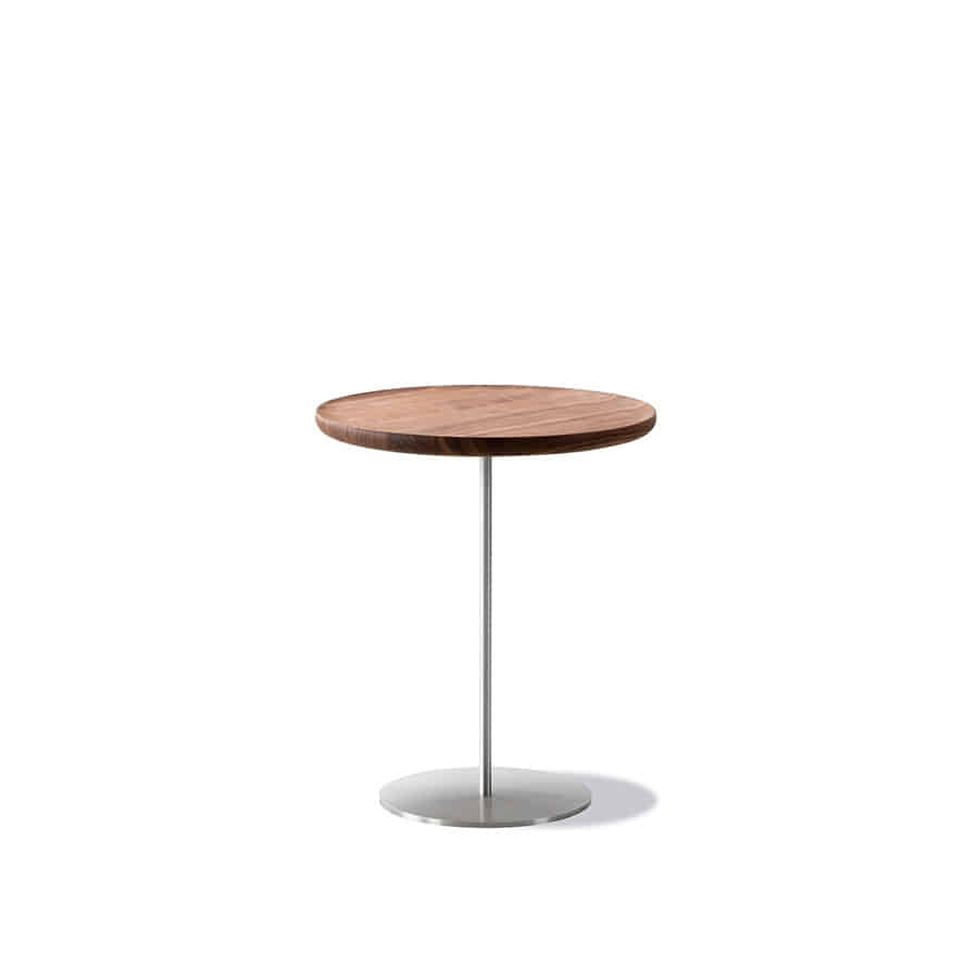 프레데리시아 팔 사이드 테이블 Pal Side table Dia.44 Stainless steel / Walnut