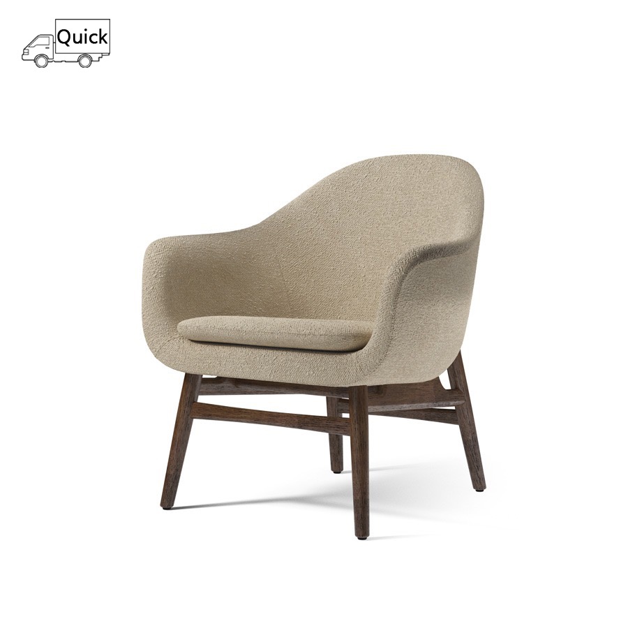 오도 코펜하겐 하버 라운지 체어 Harbour Lounge Chair Dark Stained Oak/Bouclé 02