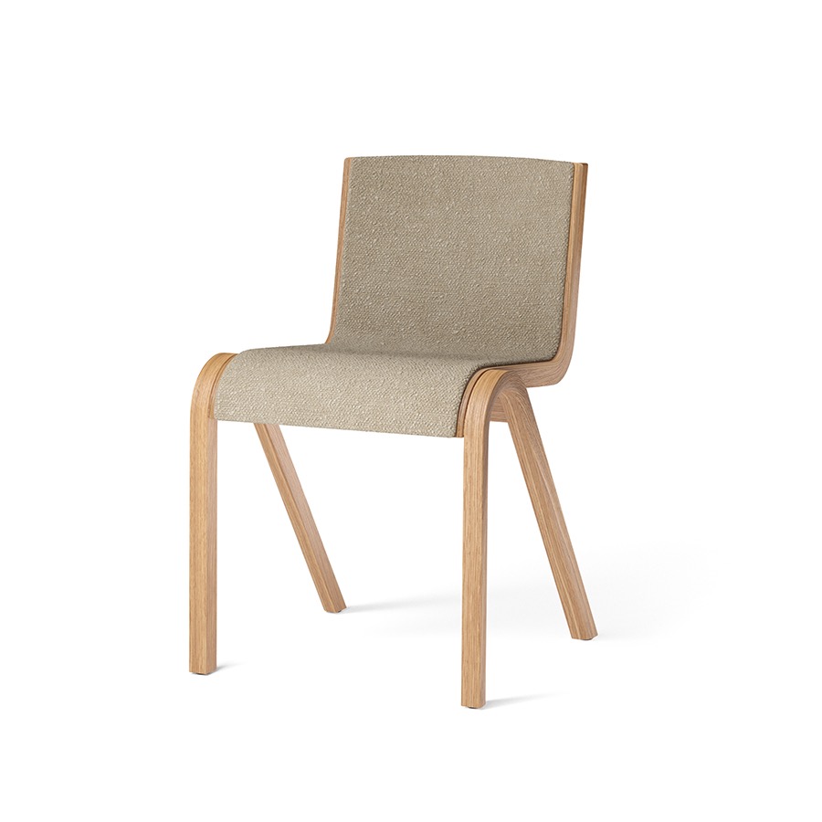 오도 코펜하겐 레디 다이닝 체어 Ready Dining Chair, Front UpholsteredNatural Oak / Boucle 02