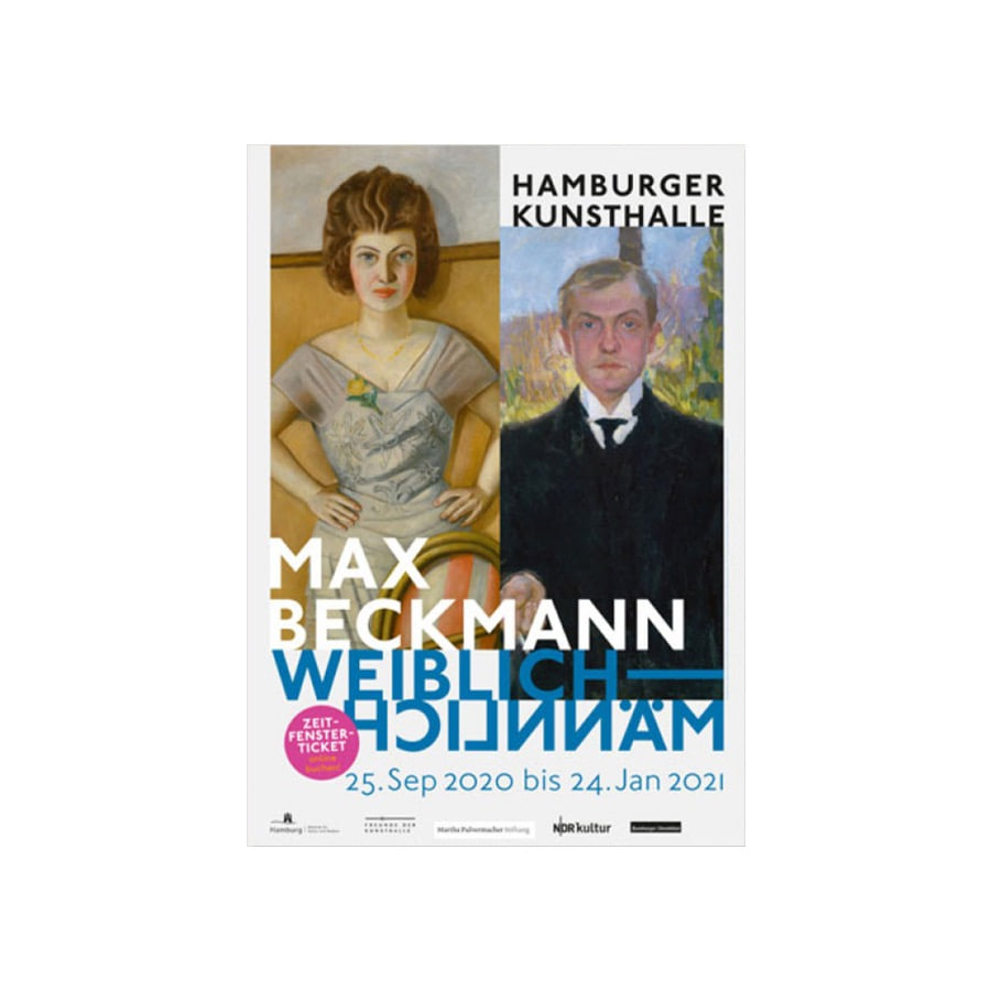 막스 베크만 Weiblich Mannlich 59.5x84 (액자 포함)