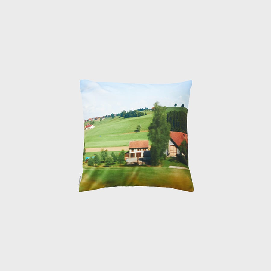 제주 스위스 풍경 쿠션 Swiss landscape cushion
