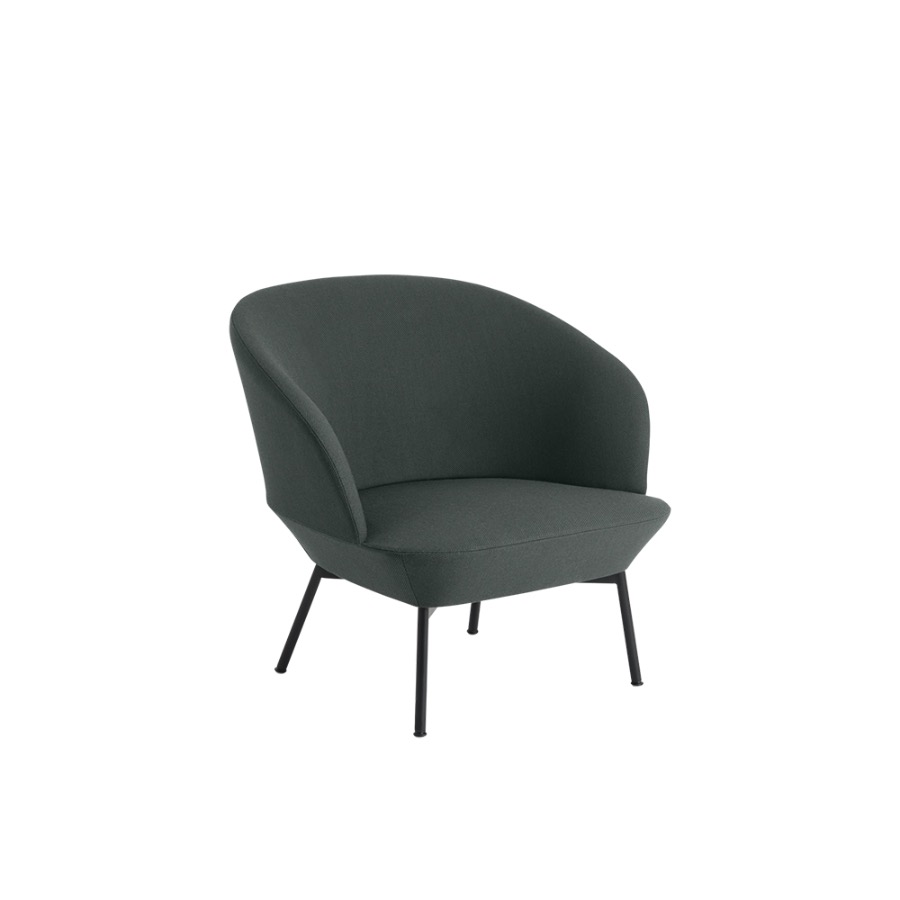 무토 오슬로 라운지 체어 Oslo Lounge Chair Tube Base Balck / Twill Weave 990