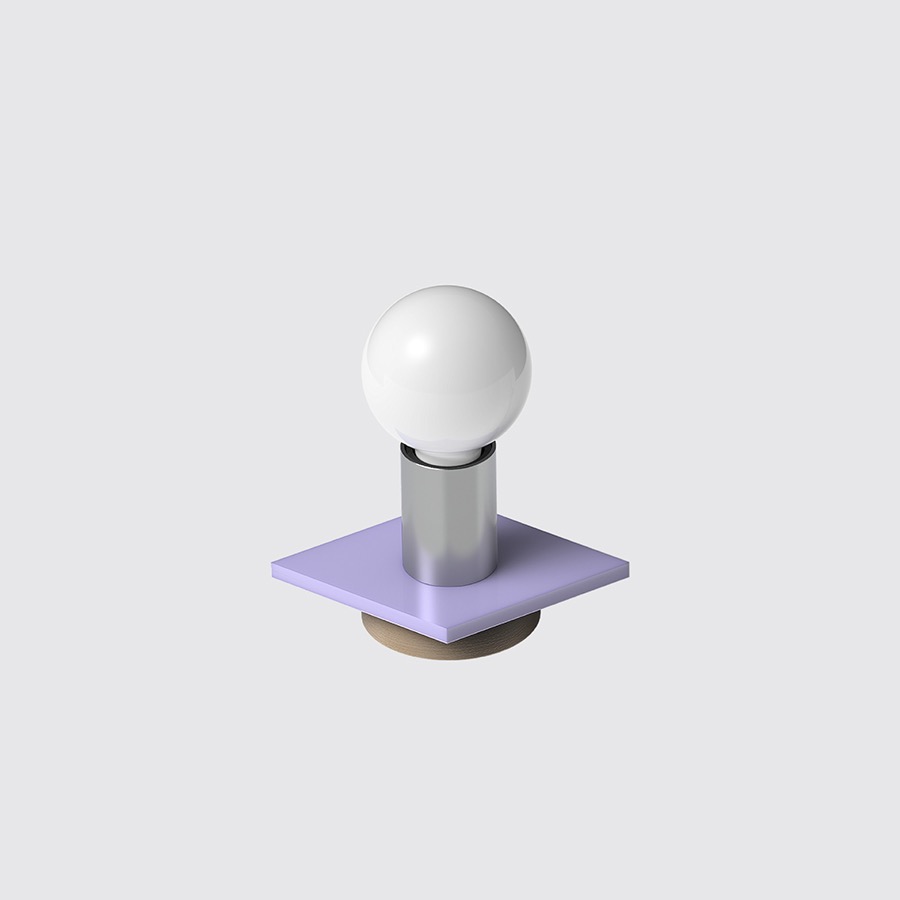 티컵 테이블 스탠드 TEACUP 4A Table Stand (+3D Tree Lamp) Purple