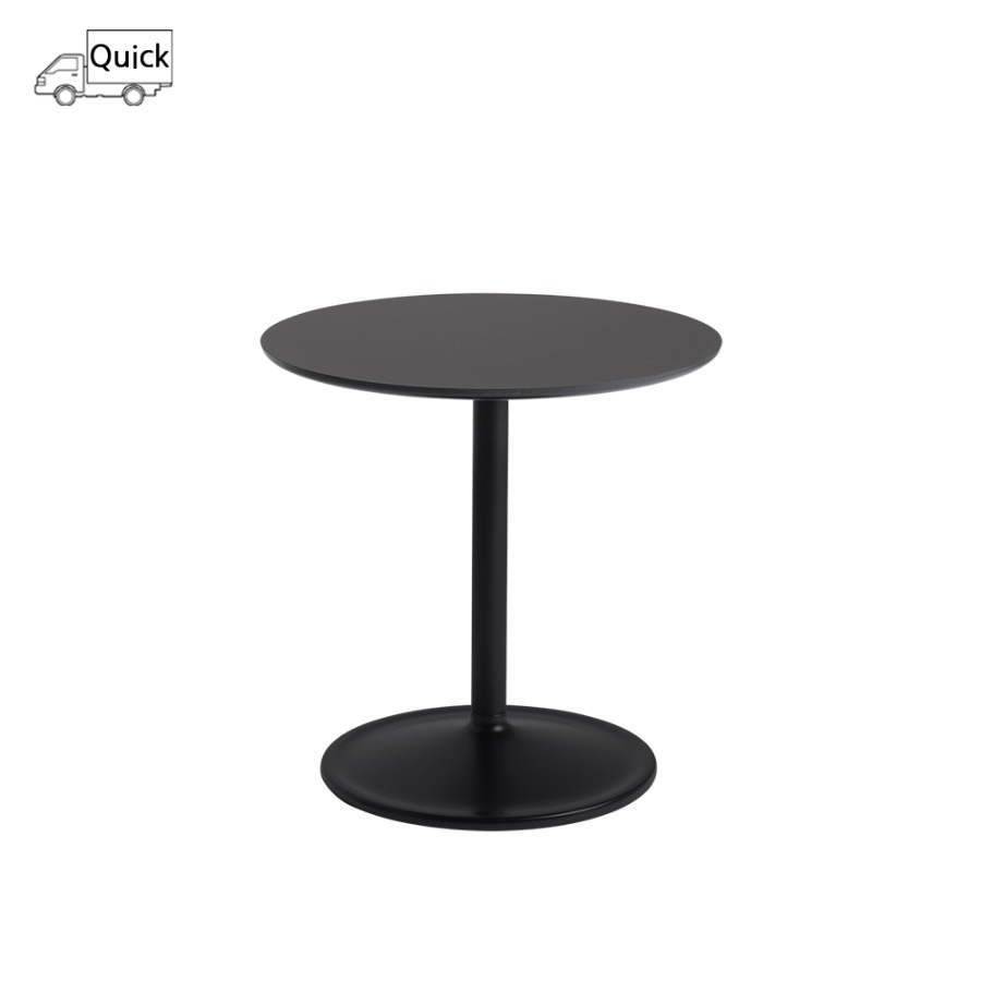 무토 소프트 사이드 테이블 Soft Side Table Round dia.48 black