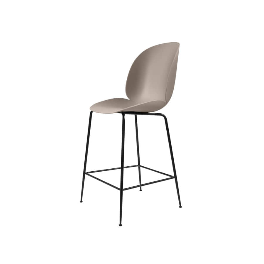 구비 비틀 카운터 체어Beetle Counter Chair Black Frame / New Beige