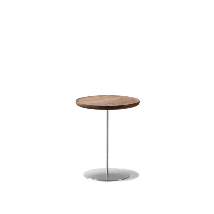프레데리시아 팔 사이드 테이블 Pal Side table dia. 37.5 Stainless steel / Walnut