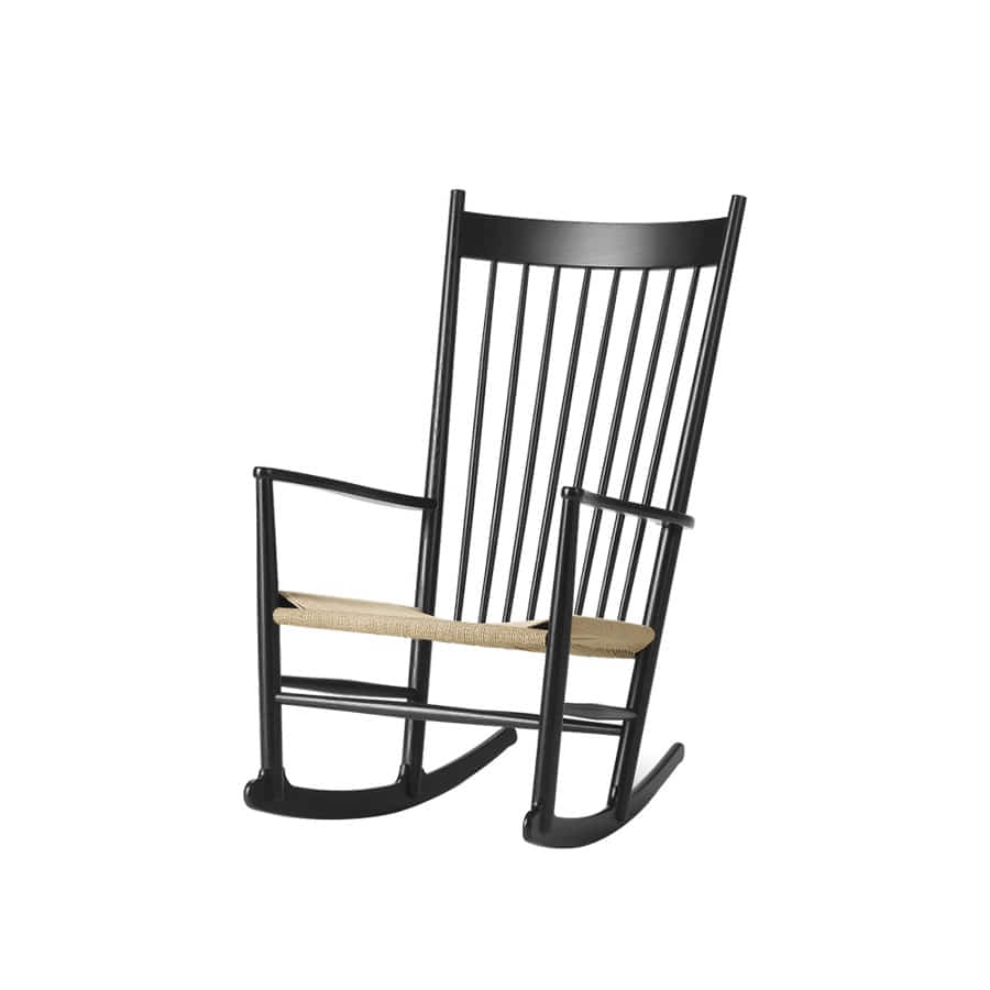 프레데리시아 J16 락킹 라운지 체어 J16 Rocking Lounge Chair Black Oak