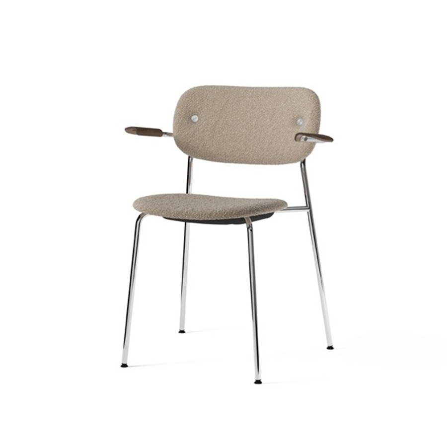 오도 코펜하겐 코 체어 W 암레스트Co Chair w Armrest Chrome Fully Upholstered / Lupo Sand