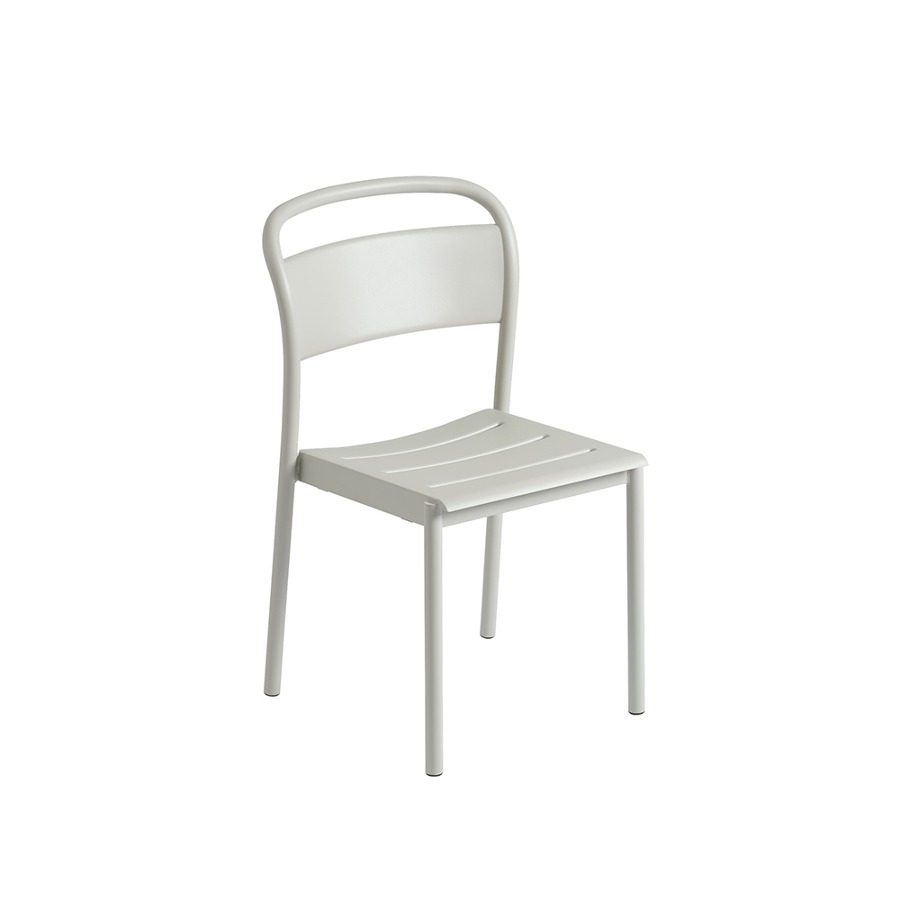 무토 리니어 스틸 사이드 체어 Linear Steel Side Chair Grey