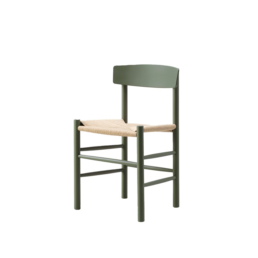 프레데리시아 J39 다이닝 체어 J39 Dining Chair Beech Khaki Green / Natural Papercord
