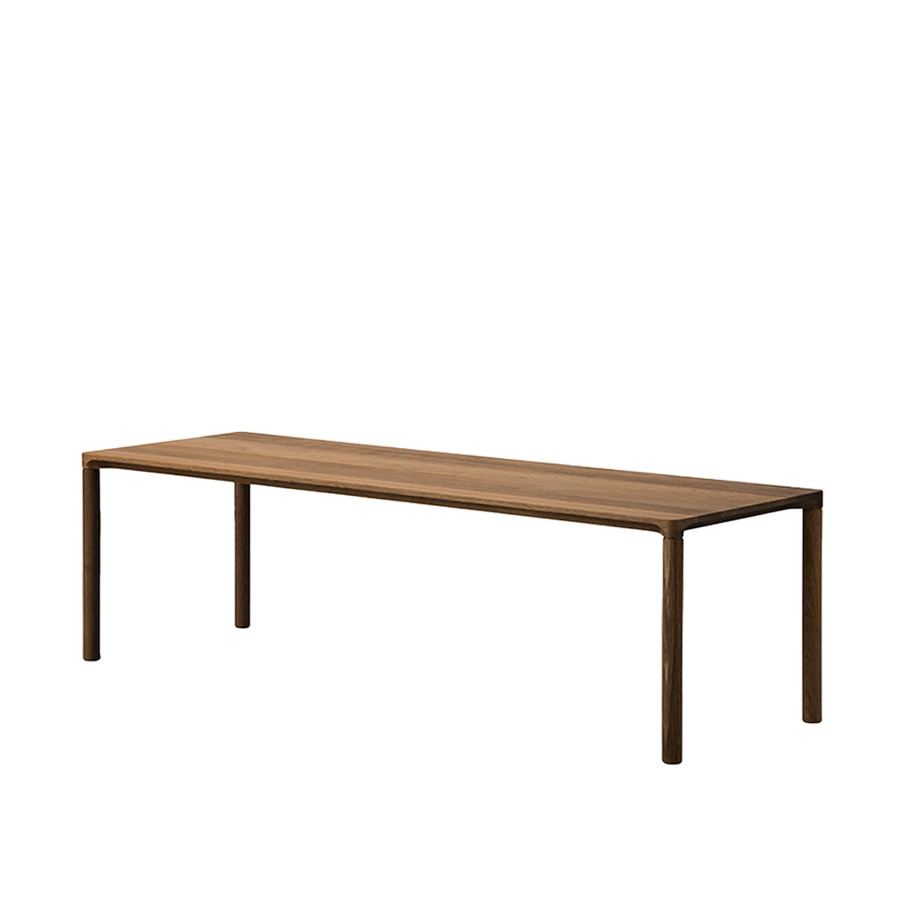 프레데리시아 필로티 우드 커피 테이블 Piloti Wood Coffee Table 120 x 39 Smoked Oak