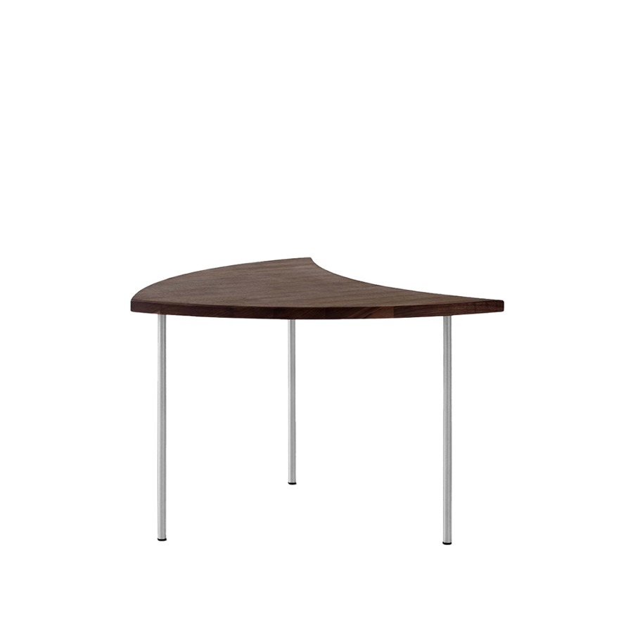 앤트레디션 핀휠 라운지 테이블 HM7 Pinwheel Lounge Table HM7 Stainless Steel / Walnut