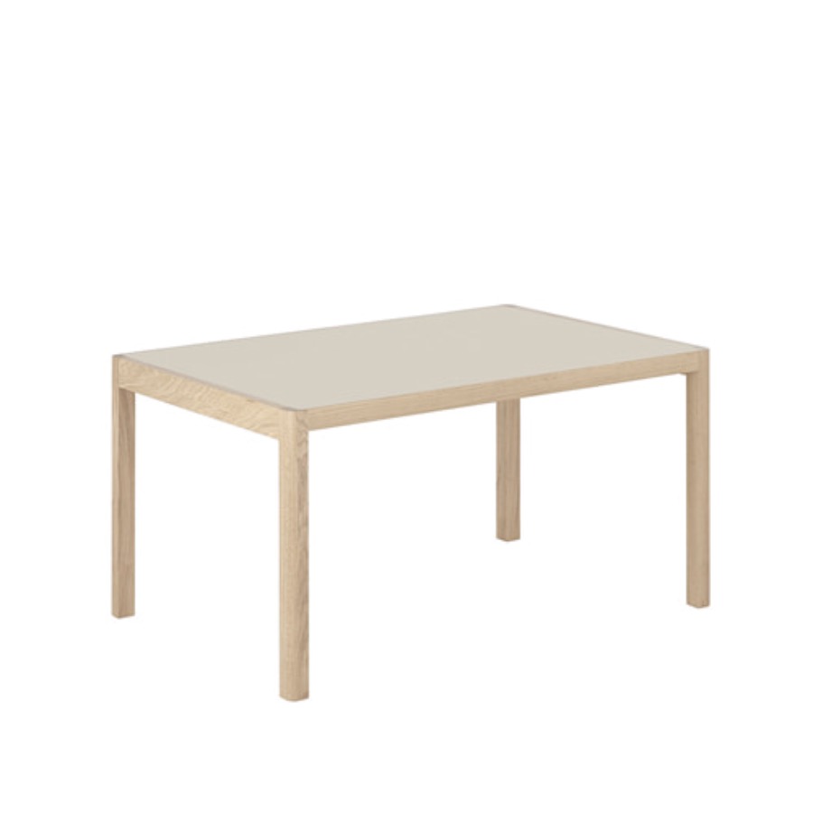 무토 워크샵 테이블  Workshop Table 140 Oak / Warm Grey Linoleum