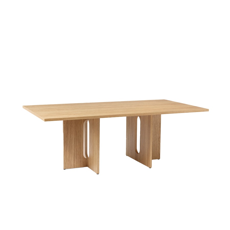 오도 코펜하겐 엔드로진 다이닝 테이블 Androgyne Dining Table Rectangular 210 x 109, Natural Oak