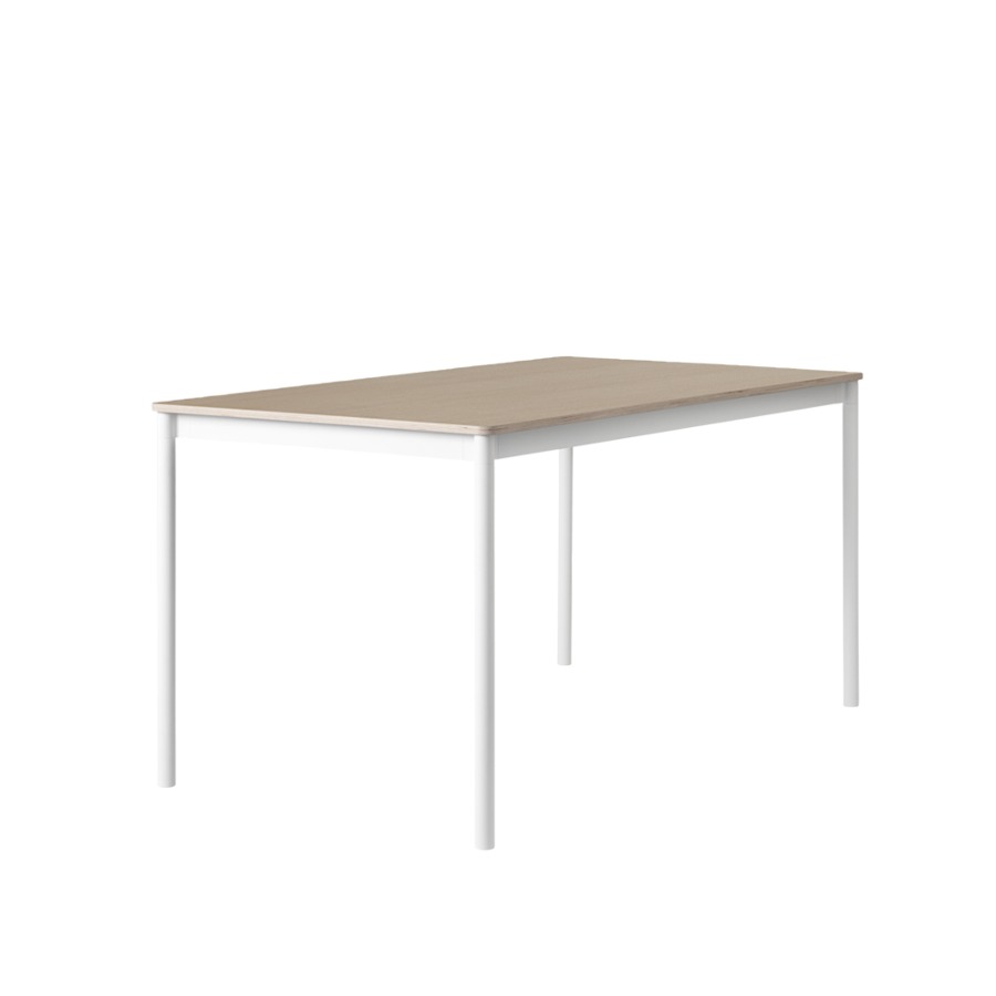 무토 베이스 테이블 Base Table 140x80 White/Oak