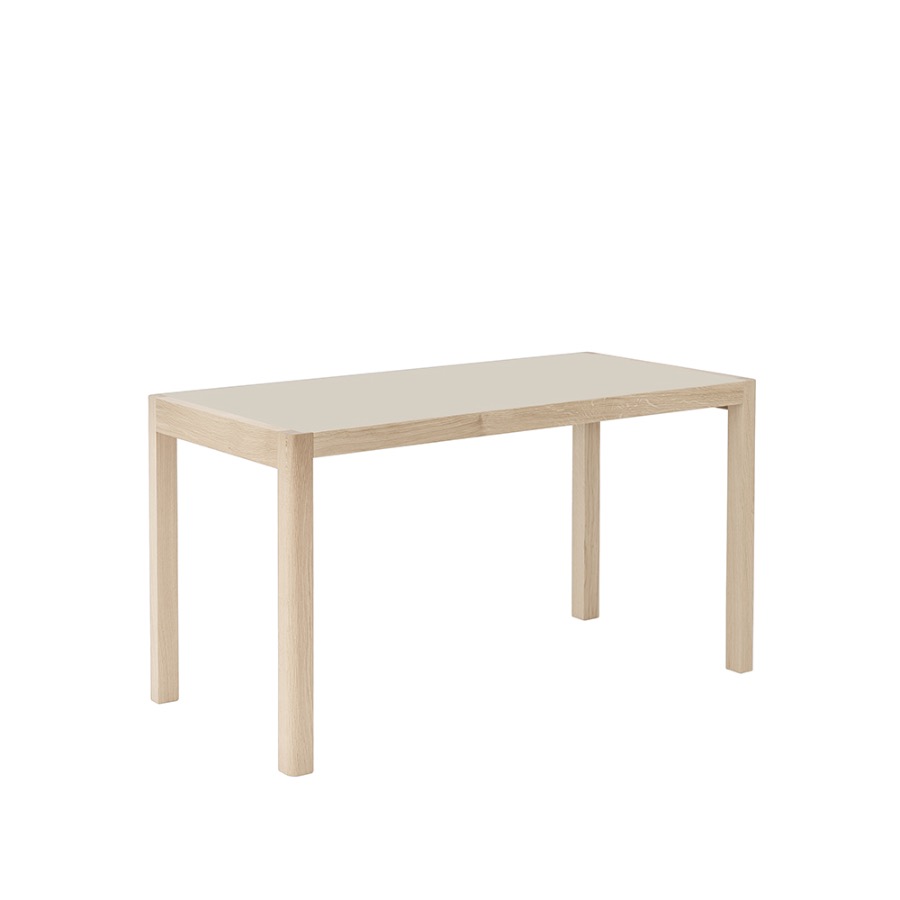 무토 워크샵 테이블  Workshop Table 130 Oak / Warm Grey Linoleum