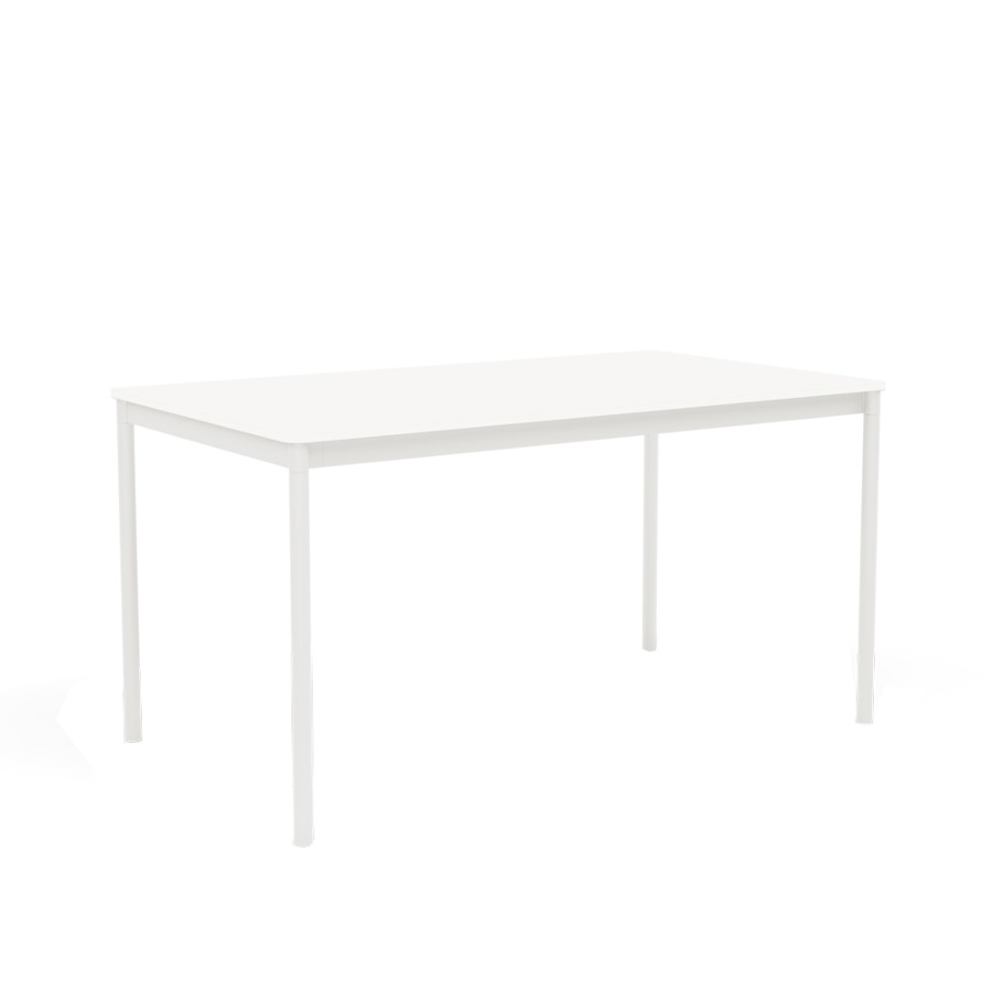 무토 베이스 테이블 Base Table 140x80 White