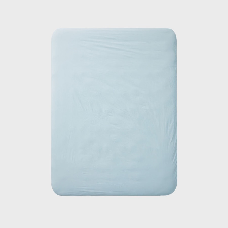 스탠다드 고밀도 60수 면 매트리스 커버 - 스카이블루 (SS/Q/K) Standard mattress cover - sky blue (SS/Q/K)