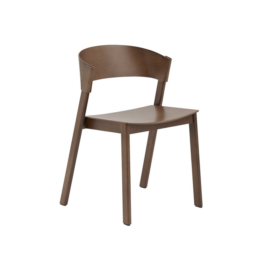 무토 커버 사이드 체어 Cover Side Chair Stained Dark Brown
