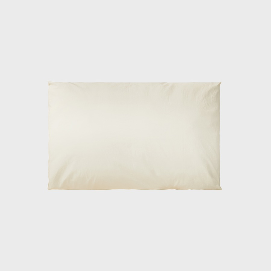 스탠다드 고밀도 60수 면 베개 커버 - 아이보리 Standard pillow cover - ivory