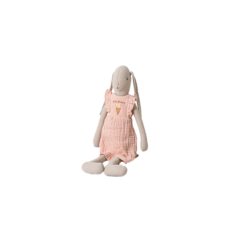 메일레그 토끼 인형 Bunny Sizes 3  Dress Rose